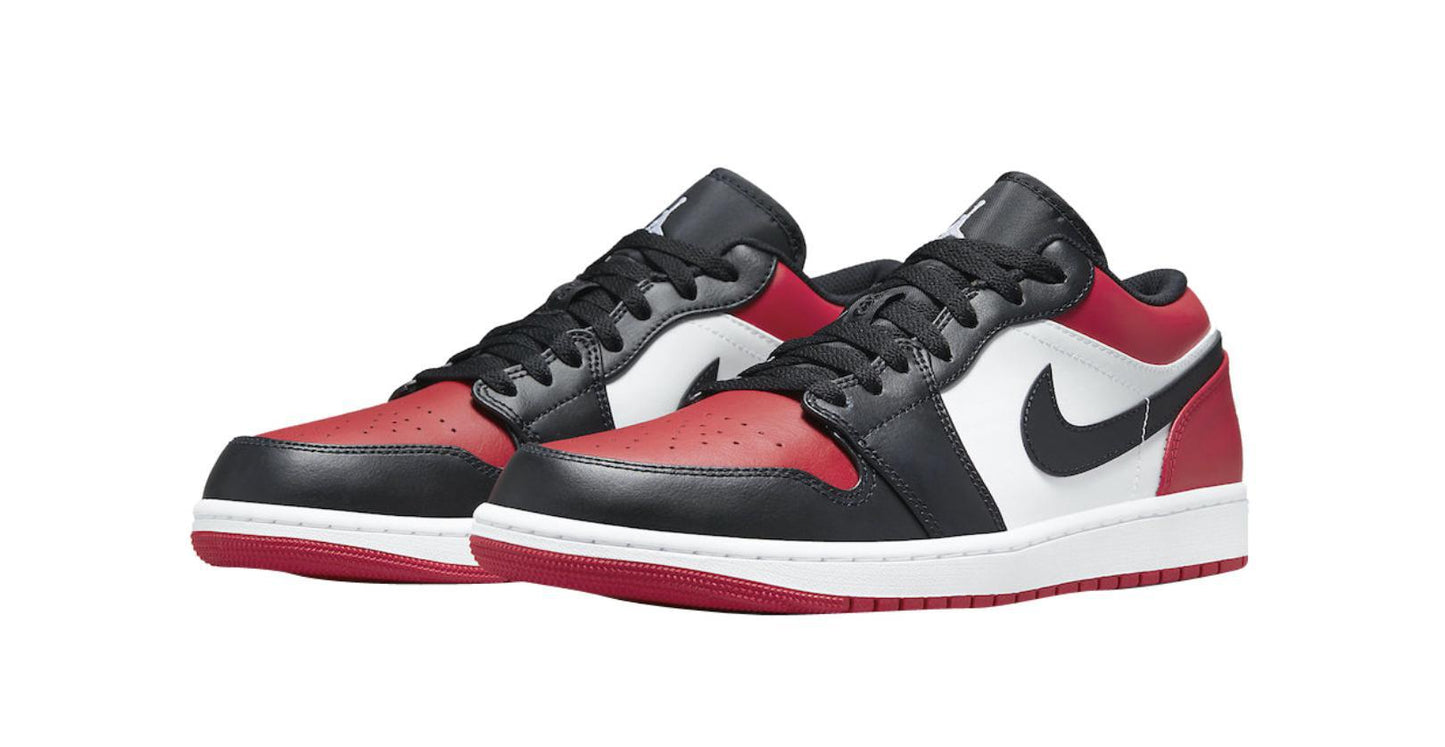 Jordan 1 Low "Bred Toe”