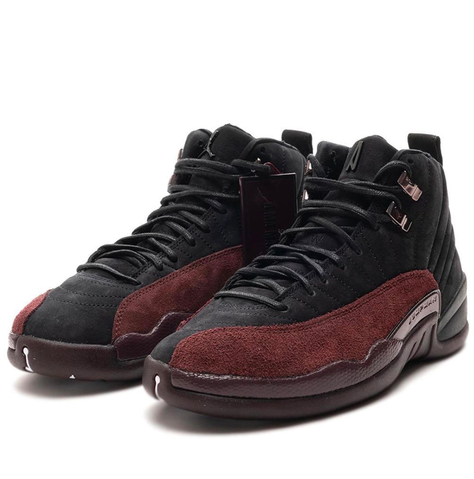 Jordan 12 hotsell maroon suede