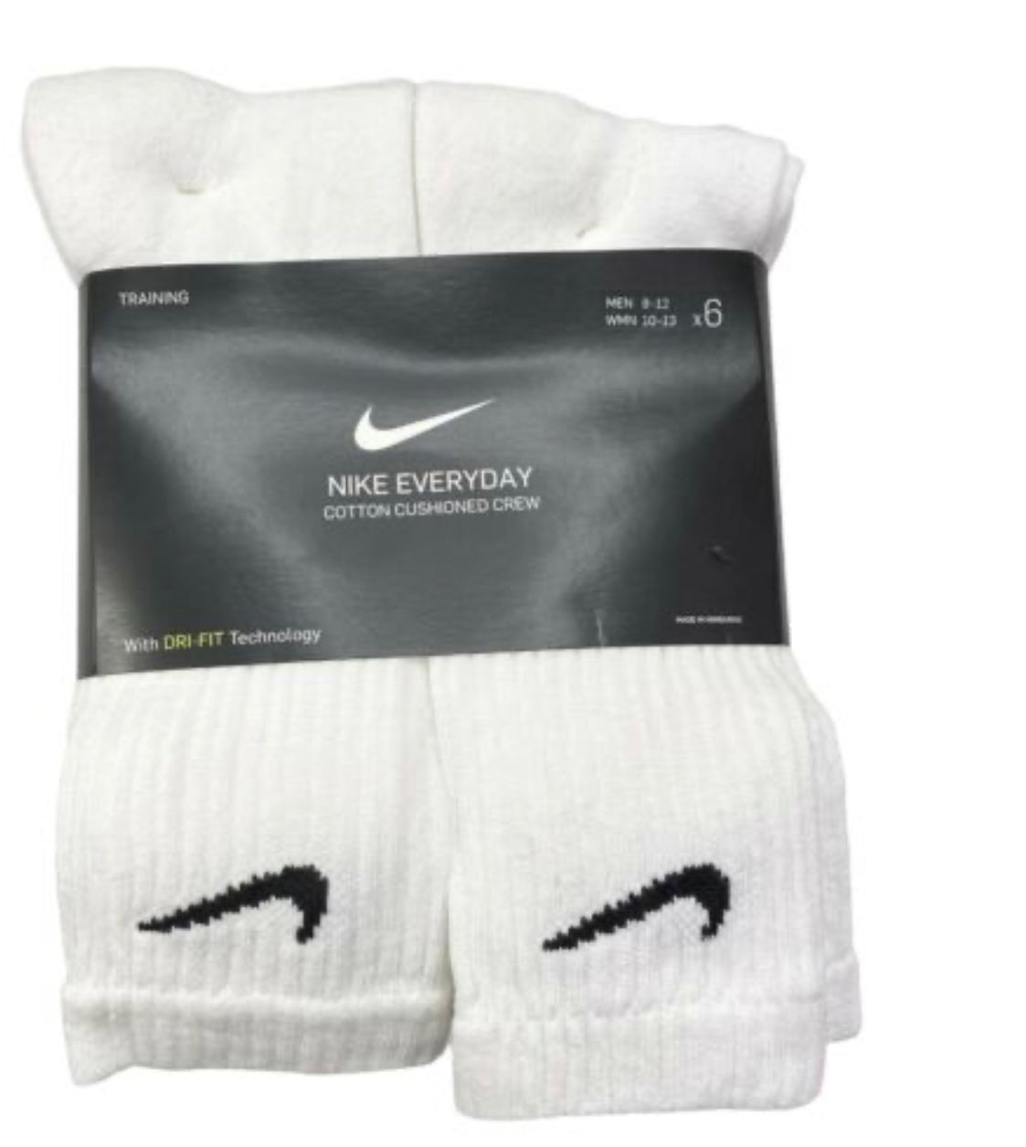 Nike Everyday Plus Cushioned Crew Socks " 6 pairs "